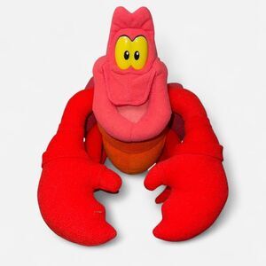 Vintage Disney The Little Mermaid Sebastian Stuffed Animal